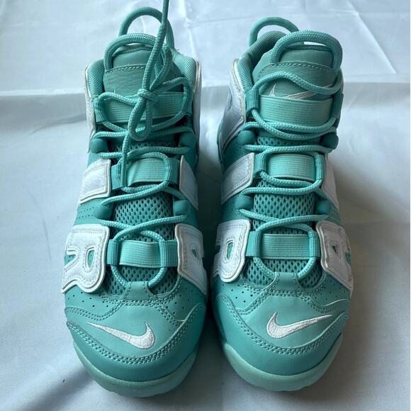 Rare Nike Air Uptempo Island Green Youth SZ 5Y 415082-300 - Picture 4 of 8